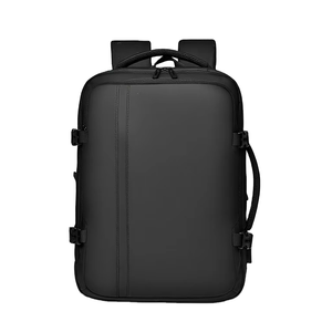 Large Capacity Expandable Waterproof USB Charging Anti-Theft Smart Business Laptop <b>Backpack</b> Zipper Closure Oxford Polyester - Product Image 1