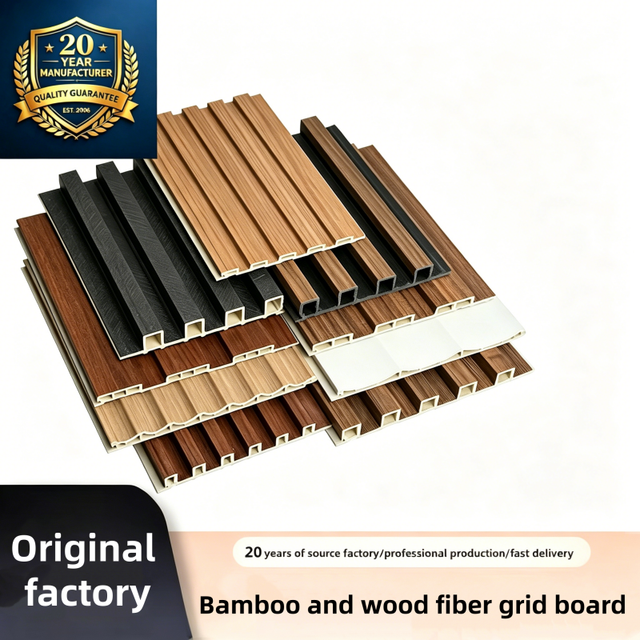 WPC PVC Soundproof Wall Panels for TV Background and Wall Cladding with Modern Design