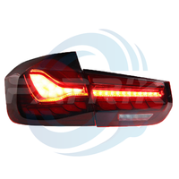 Vente Flash : Ensemble de feux arrière LED 12V de haute qualité, design écailles de dragon fumées, compatible avec les BMW F30 F35, remplacement des feux arrière