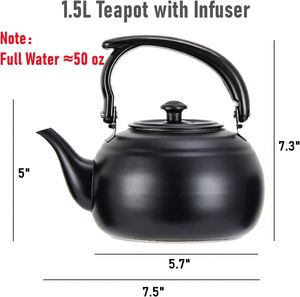 Stainless Steel <b>Water</b> <b>Kettle</b> with Thickened Filter Screen Suitable for Gas Stoves and Induction Cookers - Product Image 3