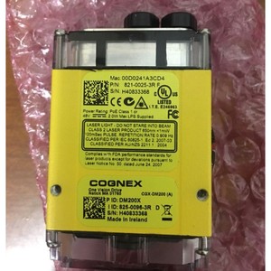 Lector de Códigos de Barras Fijo Cognex Dm200x, Sensor CMOS, 100x50x30mm, Amarillo Fluorescente, Fabricado en Irlanda - Product Image 1