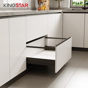 KINGSTAR 1,5mm 3D Anti-huellas dactilares en polvo Spray personalizado Metal Delgado cajón caja cierre suave cajón deslizante para Cocina - Product Image 6