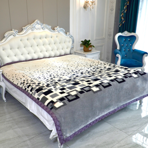 Tùy Chỉnh Nữ Hoàng Kích Thước Raschel Chồn Chăn Mềm Mượt Sợi Nhỏ Mùa Đông Len Giường Chăn Mỹ Phong Cách Phim Hoạt Hình Giường Di Động - Product Image 3