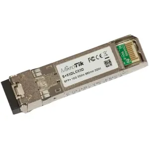 Mikrotik SFP+ ตัวรับส่งสัญญาณ 10G 850nm 300m Multi-Mode S+85DLC03D ราคาดี