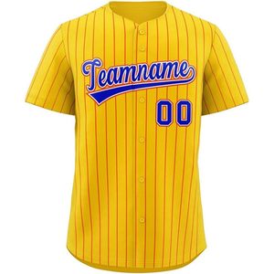 Custom Pinstripe Baseball Jersey Button Down Shirt Tackle Twill Moisture Wicking Unisex Adult Teamname 00 - Product Image 1