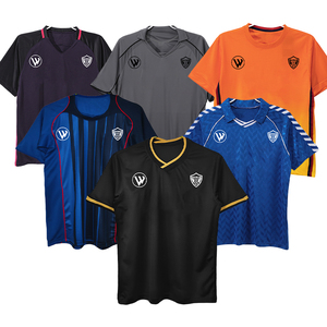 قميص كرة قدم رجالي بتصميم كلاسيكي سريع الجفاف وقابل للتنفس، ملابس كرة قدم بالجملة، قميص نادي رياضي بتصميم عتيق - Product Image 3