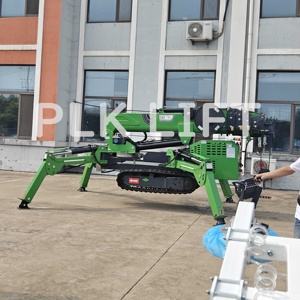 3-<span class=keywords><strong>10</strong></span> طن مصغرة بطارية ديزل رافعة عنكبوتية رافعة بناء مجنزرة للبيع - Product Image 2