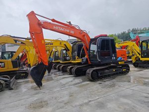 Japón hizo Hitachi ZX120 excavadora de orugas bomba hidráulica excavadora Isuzu motor Zaxis 120 130 PC130 excavadora barata usada - Product Image 5
