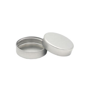 Tapas de Rosca de Metal Plateado Liso, Tapas Unishell para Frascos de Boca Ancha, Grado Alimenticio - Product Image 1