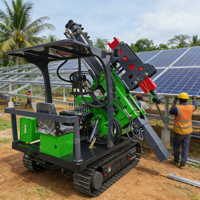 Pile driver sur chenilles CE/ISO TZ585 avec moteur 52KW, couple élevé, résistant à la chaleur et au sable, pour centrales photovoltaïques, exporté au Moyen-Orient, en Asie du Sud-Est et en Afrique du Nord