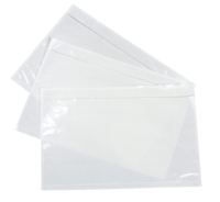 Sobres de Plástico para Documentos, Bolsas de Embalaje Autosellables, Transparentes e Impermeables para Transporte, Exportación y Mensajería, ISO9001, SGS