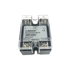 Output 24-480VAC 60A SSR Input 0-5V/0-10VDC output Single Phase SSR Solid State Relay SSR-60DV Voltage Type Voltage Regulator