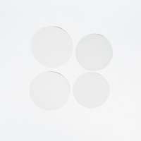 Sous-verres en papier absorbant blanc en gros, sous-verres absorbants pour boissons pour bar, restaurant, café