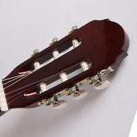 Guitare acoustique en bois rétro Full Elm originale de 39 pouces avec dos en érable/côté couleur rétro classique