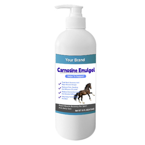 Gel émulsion de carnosine et sulfate de magnésium pour chevaux, recommandé par les vétérinaires, apaisant les articulations, réduisant l'inflammation, sûr et personnalisable - Product Image 4