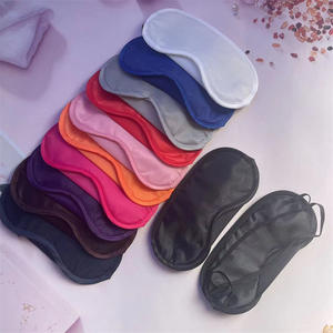 Multicolor Lightweight Airline Sleep Mask Elastic Strap Comfortable Soft Polyester <strong>Eye</strong> Mask with Nose <strong>Pad</strong> - Product Image 1