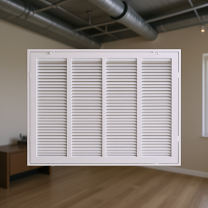 Return <b>Air</b> Filter <b>Grille</b> 24 X 18 In Rectangular Galvanized Steel Wall Mount Duct Opening <b>Vent</b> Cover - Product Image 2