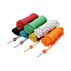 Cuerda de Escalada Estática de 1.5 Pulgadas (16 mm) para <span class=keywords><strong>Crossfit</strong></span> y Uso en Excursiones, Portátil, Duradera, de Poliéster Lin Feng LF-004 con Bolsa de PP - Product Image 6