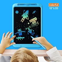 Tablette d'écriture numérique LCD OEM 12 pouces pour enfants Blocs-notes élégants