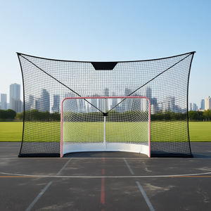 D0100HADGL7 Outdoor <b>Hockey</b> <b>Goal</b> Backstop Net 12x7FT Training Equipment for Field <b>Hockey</b> Practice Target Netting - Product Image 2