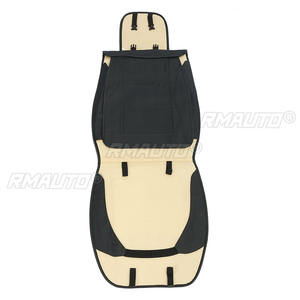 7 pièces Housses de siège de voiture universelles en cuir PU, pour toutes saisons, avant et arrière, coussin de protection pour siège auto - Product Image 3