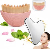 Outil Gua Sha, brosse pour le visage, nettoyant facial, exfoliant, masseur de drainage lymphatique, nettoyeur de pores en profondeur, cadeau promotionnel