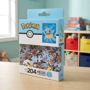 Rompecabezas de Cartón Coreano de Pokémon, 204 Piezas, Squirtle, 250x250mm, Juguete Educativo de Dibujos Animados para Niños, Coleccionable - Product Image 3