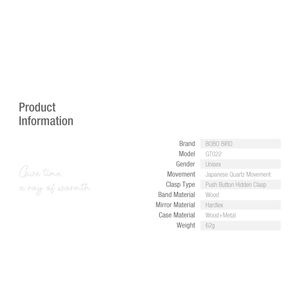 นาฬิกาธุรกิจอะนาล็อกสำหรับผู้ชาย Bobo BIRD พร้อมโลโก้ที่กำหนดเองขนาด40มม. หน้าปัดรูปไข่และความกว้าง20มม. จัดส่งรวดเร็ว - Product Image 6