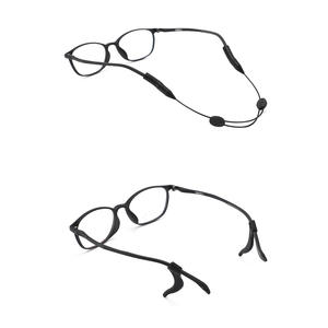 Noir réglable anti-dérapant Silicone <span class=keywords><strong>lunettes</strong></span> support de retenue <span class=keywords><strong>fil</strong></span> d'acier sport <span class=keywords><strong>lunettes</strong></span> de soleil chaîne chaîne <span class=keywords><strong>lunettes</strong></span> <span class=keywords><strong>lunettes</strong></span> cordon sangle - Product Image 6