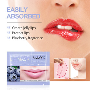 Masque Lèvres Hydratant et Repulpant en Hydrogel au Collagène, aux Fruits et Rose, pour Soin des Lèvres, Vente en Gros - Product Image 5