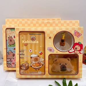 Kapibala Plush Doll Telescopic Plush Book Cute Capybara Doll Notebook High-value Handbook <strong>Notepad</strong> - Product Image 6