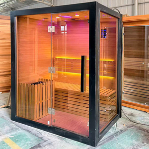 Sauna de Lujo <span class=keywords><strong>para</strong></span> 2 Personas, Elegante Sauna Interior, Cómodas Salas de Sauna, Sauna <span class=keywords><strong>para</strong></span> <span class=keywords><strong>Parejas</strong></span>, Uso Doméstico - Product Image 1