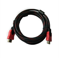 Cable HDMI de 1.5M 4.5 Pies 3M 5M de Alta Velocidad con Conector Chapado en Oro Macho-Macho, Cable HDMI Trenzado Versión 1.4 1080p 3D para HDTV XBOX PS4 PS5