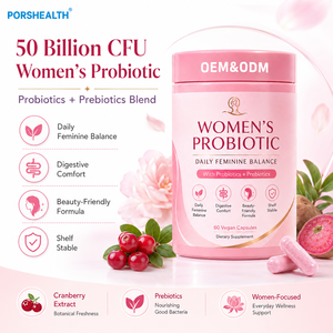 Fabricant OEM ODM de capsules probiotiques pour femmes, pour l'équilibre féminin et le soutien digestif, étiquette privée - Product Image 1
