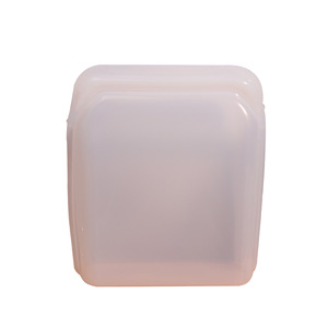 Bolsa de almacenamiento cuadrada de silicona de calidad alimentaria, contenedor multiusos ecológico amarillo para viajes y almacenamiento de alimentos - Product Image 4