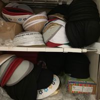 Gorro Kippa de Algodón Negro, Gorro Religioso Judío, Kipot, Gorro para Hombre