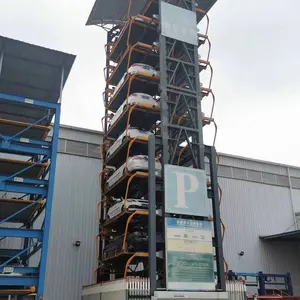 Vertical looping intelligent parking system Multistory parking equipment space saving easy to operate