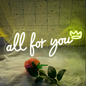 Letrero de Neón LED Personalizado, Decoración de Pared con Logotipo Personalizado, Ideal para el Hogar, la Oficina, Tiendas, Bodas y Fiestas de Cumpleaños, 12V DC para Exteriores - Product Image 1