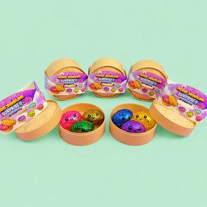 Juguete Blandito de Cristal con Purpurina Personalizado con Mini Vaporera, Set de 12 Piezas en Caja, Juguete Suave para Apretar para Aliviar el Estrés, Regalos - Product Image 2