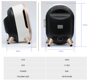 2024 nouvelle machine d'analyseur de peau de produit pour le <span class=keywords><strong>scanner</strong></span> de peau d'analyse de peau faciale pour l'usage de salon de beauté - Product Image 4