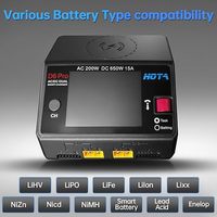 Chargeur HOTA D6 Pro pour aéromodélisme, batterie Li-ion haute puissance 6S, chargeur sans fil pour téléphone portable, 650W, 100-240V, composite