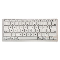 Keyboard Nirkabel Apple 2.4G BT Portabel OEM dengan Logo Kustom untuk Tablet, Keyboard iPad Isi Ulang dan Combo Mouse