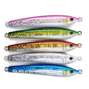 Leurre <span class=keywords><strong>de</strong></span> pêche <span class=keywords><strong>en</strong></span> métal Alpha multicolore 150g/200g avec yeux 3D, jigging durable <span class=keywords><strong>en</strong></span> feuille métallique pour la pêche <span class=keywords><strong>en</strong></span> <span class=keywords><strong>eau</strong></span> profonde - Product Image 5