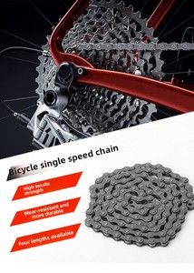 Catena per Bicicletta Pieghevole E-Bike Durevole e Flessibile, Monovelocità o a Velocità Variabile, 98 <span class=keywords><strong>104</strong></span> 114 116 Maglie - Product Image 5