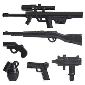 WOMA TOYS Compatible Grandes Marques Briques Militaire <span class=keywords><strong>WW2</strong></span> Armes Accessoires Figure Arme Poupée Petit Bloc de Construction Jeu de Puzzle - Product Image 4