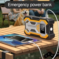 [Multi-fungsi Satu] Pompa Udara Darurat Mobil 12V Dua-dalam-Satu Jump Starter Baterai Portabel Fungsi Penerangan Model N3