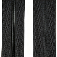 Fermeture éclair en nylon haute durabilité en rouleau continu, fermeture éclair en vrac, bande de polyester DTY, fermeture éclair longue chaîne pour vêtements et textiles de maison