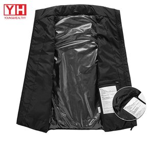 OEM Individuell Unisex 100% Polyester 2-Zonen USB Wiederaufladbare Beheizte Daunenweste Jacke für den Winter - Product Image 2
