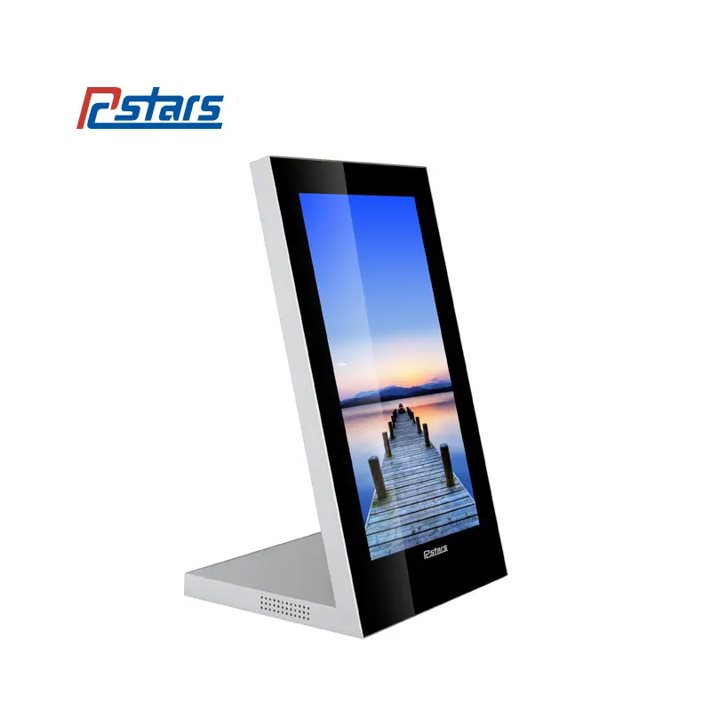 Table top advertising monitor TFT type LCD screen Small size 15.6 inch Full HD touch lcd monitor(RCS-151CM)