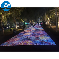 Écran de projection holographique avancé Technologie d'hologramme 3D haute résolution pour spectacles et expositions sur scène Projecteur de sol mobile